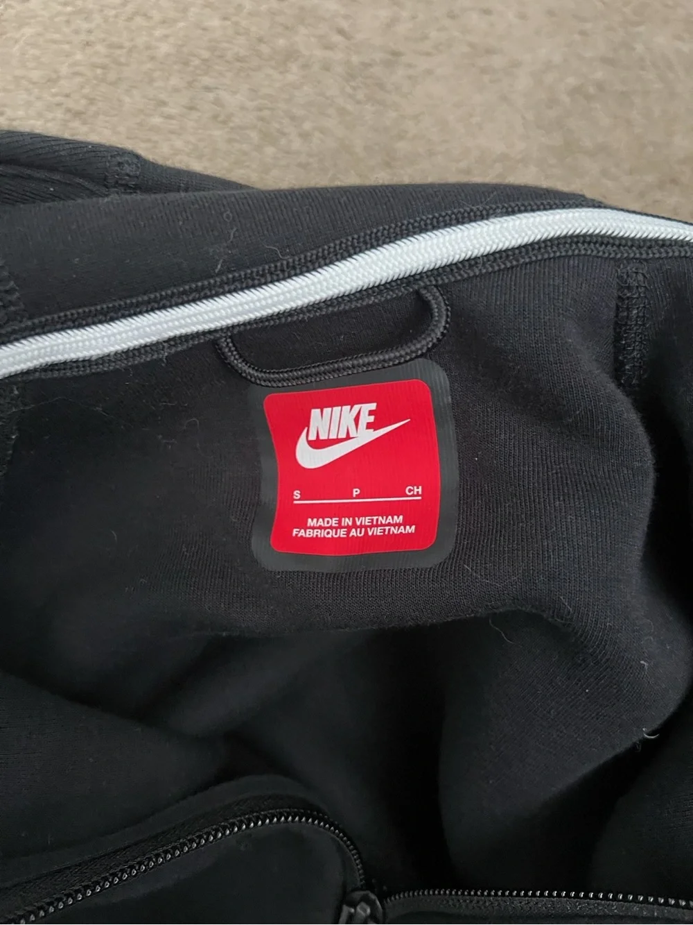 Nike Tech Black Performance Full-Zip Hoodie Jacket